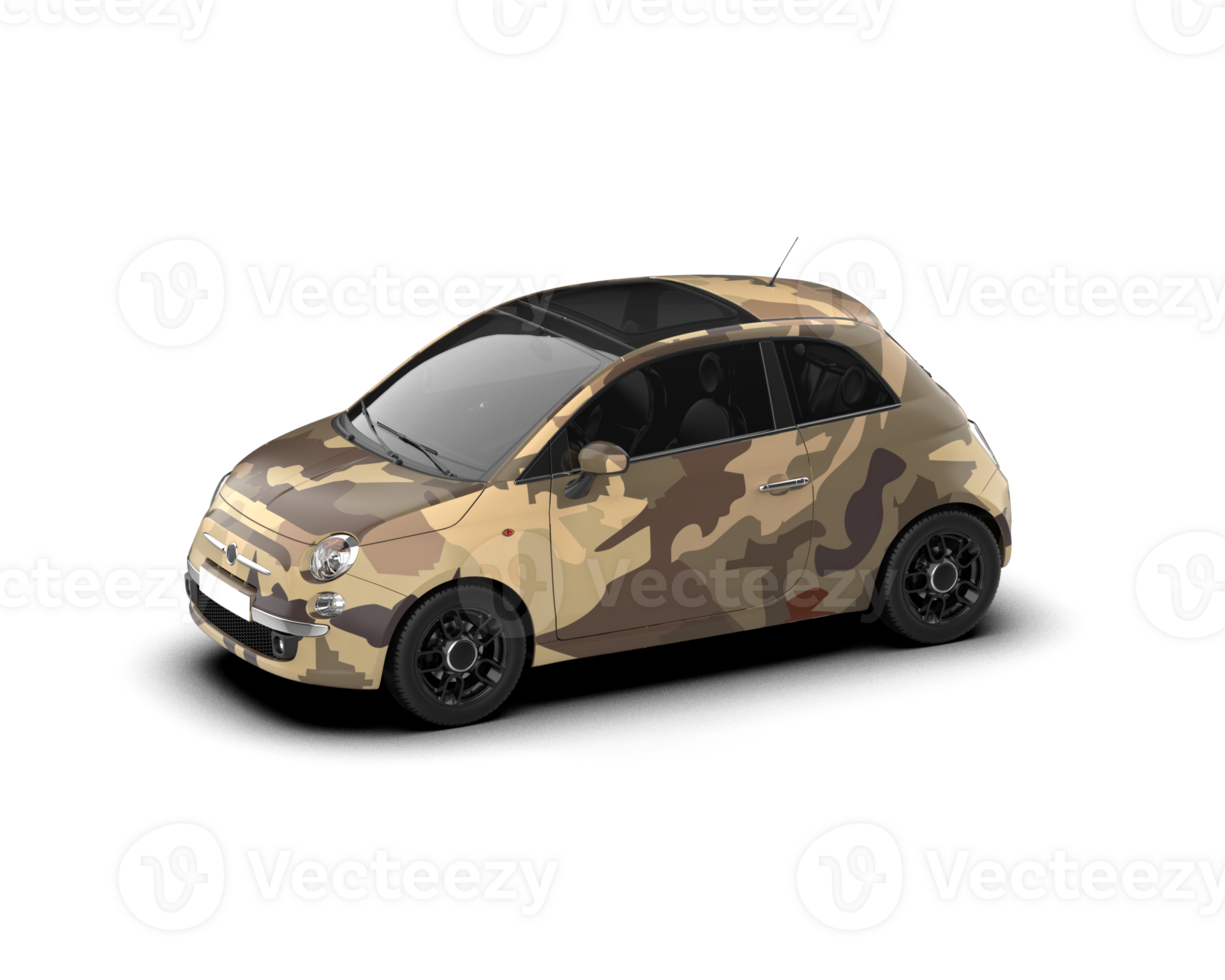 Modern car isolated on background. 3d rendering - illustration png