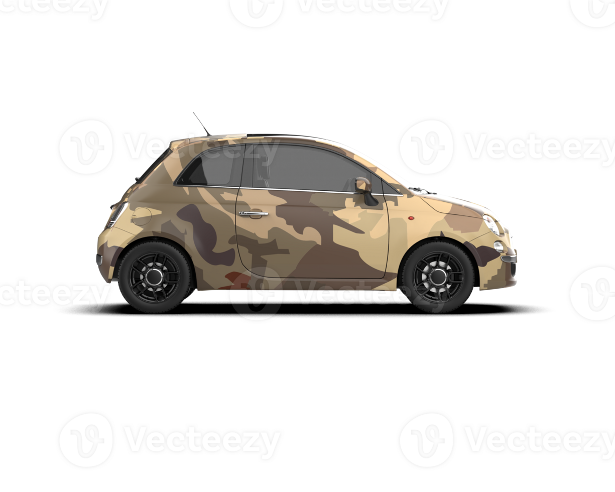 Modern car isolated on background. 3d rendering - illustration png