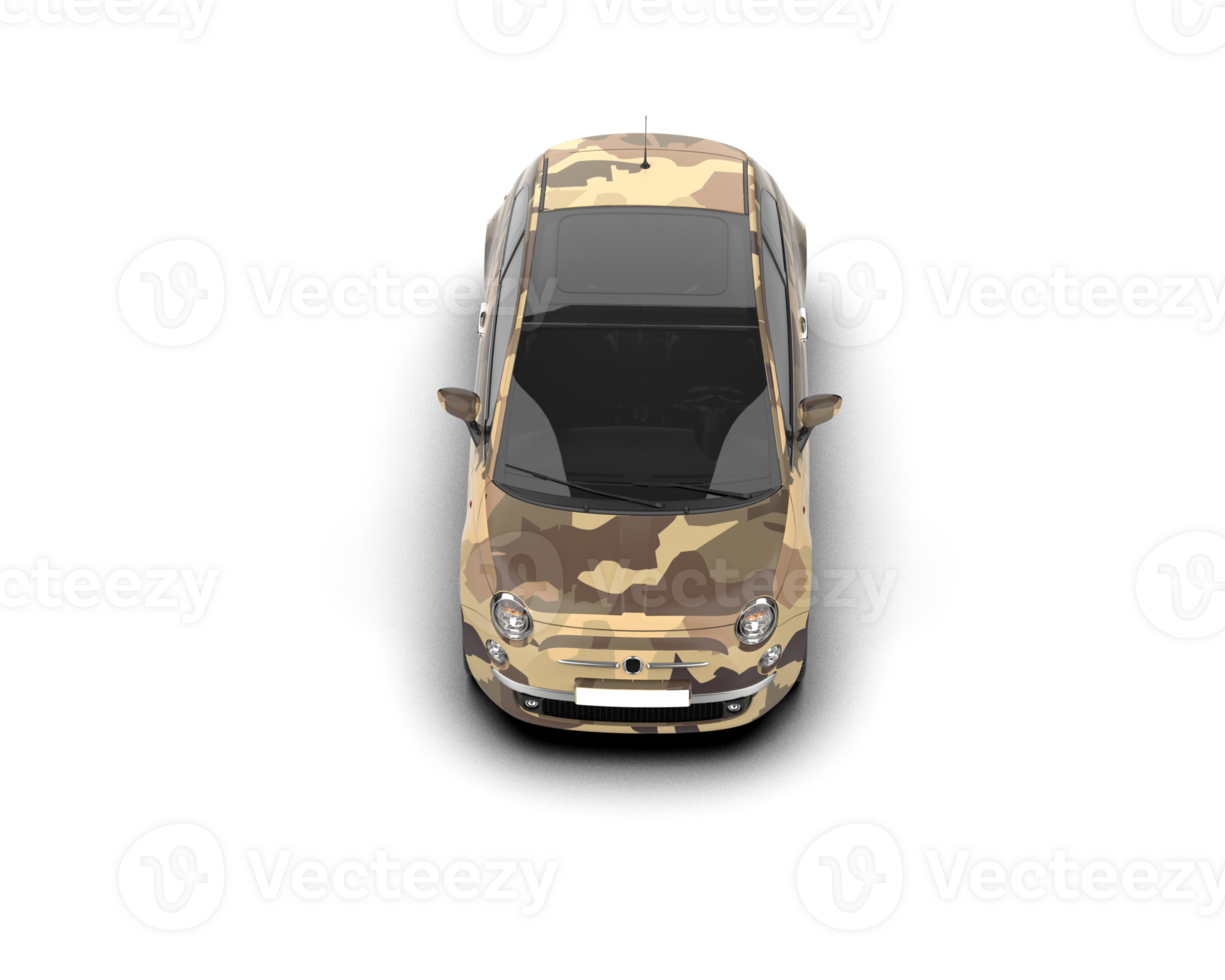 Modern car isolated on background. 3d rendering - illustration png