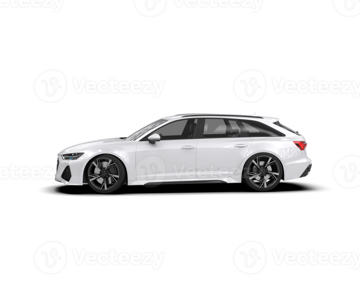 Modern car isolated on background. 3d rendering - illustration png