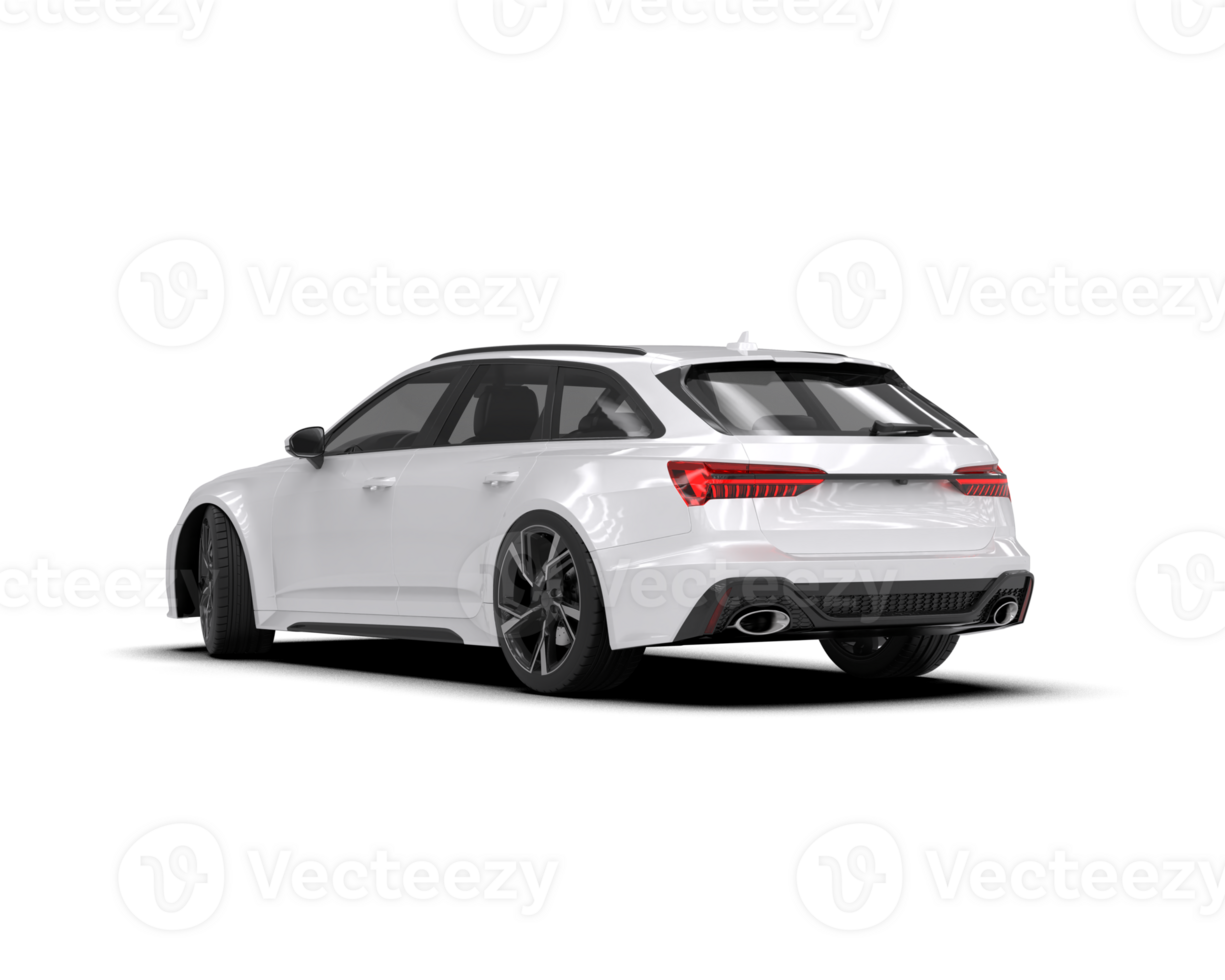 Modern car isolated on background. 3d rendering - illustration png