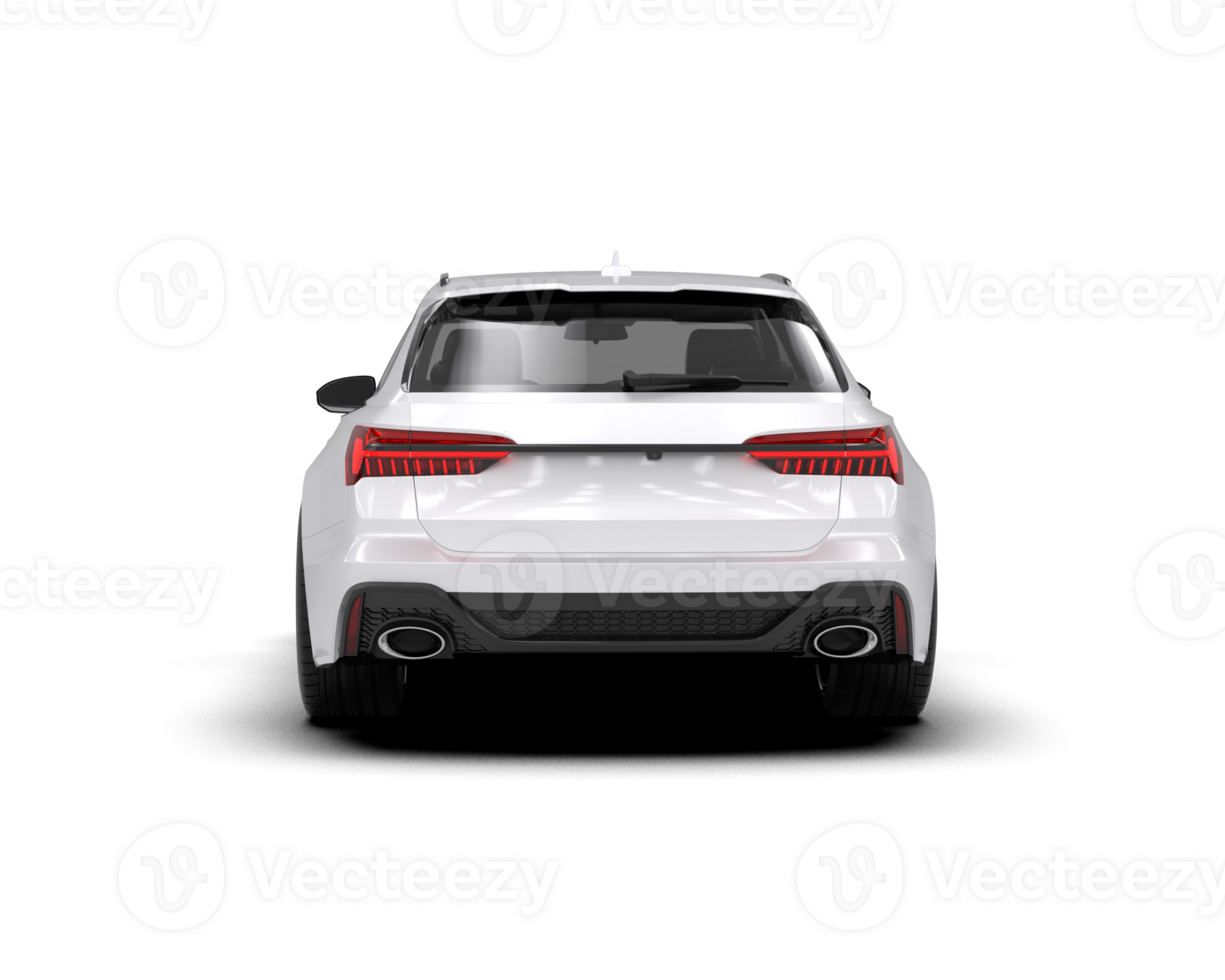 Modern car isolated on background. 3d rendering - illustration png
