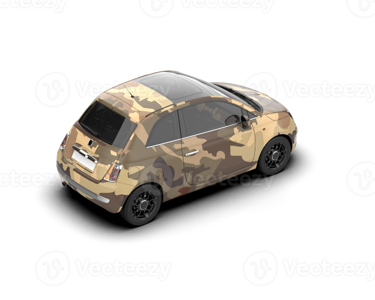 Modern car isolated on background. 3d rendering - illustration png