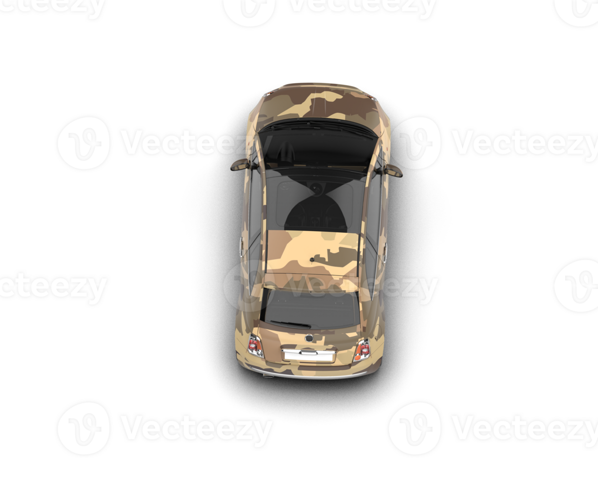 Modern car isolated on background. 3d rendering - illustration png