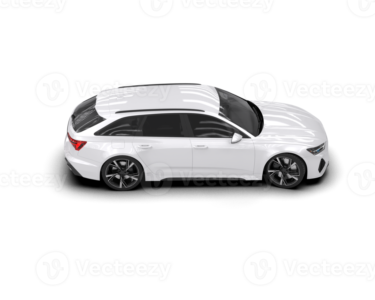 Modern car isolated on background. 3d rendering - illustration png