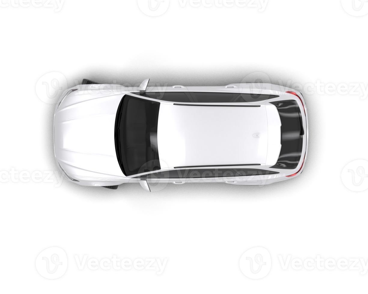 Modern car isolated on background. 3d rendering - illustration png