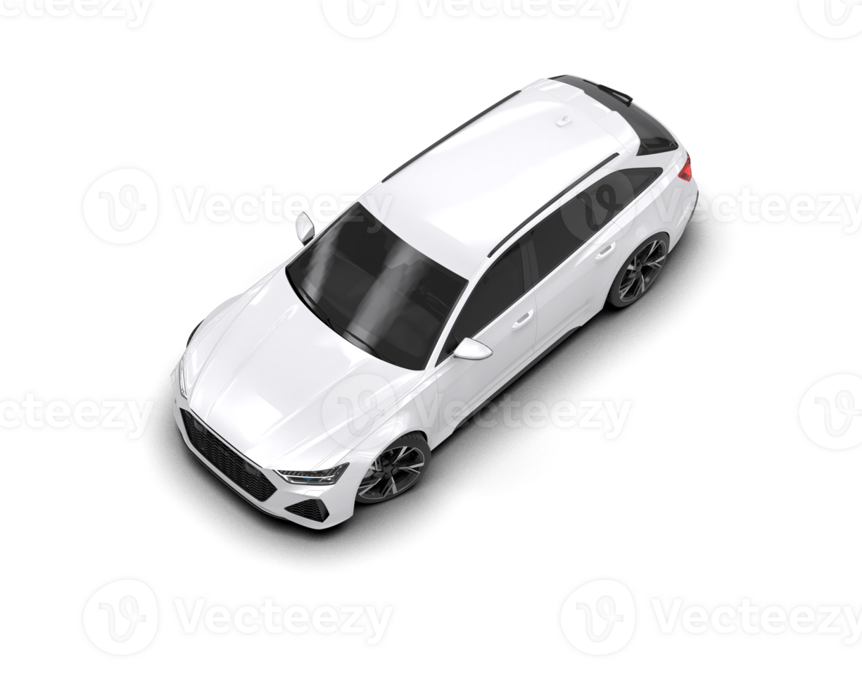 Modern car isolated on background. 3d rendering - illustration png