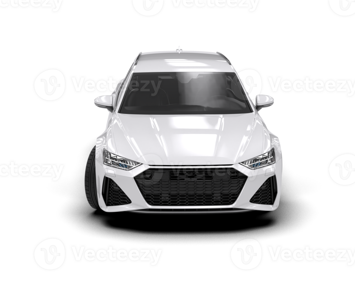 Modern car isolated on background. 3d rendering - illustration png