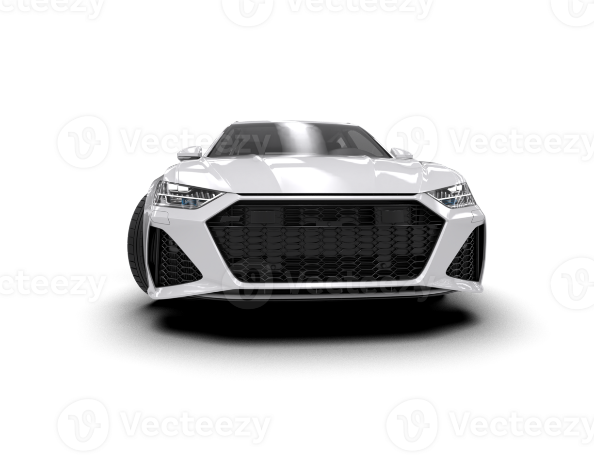 Modern car isolated on background. 3d rendering - illustration png