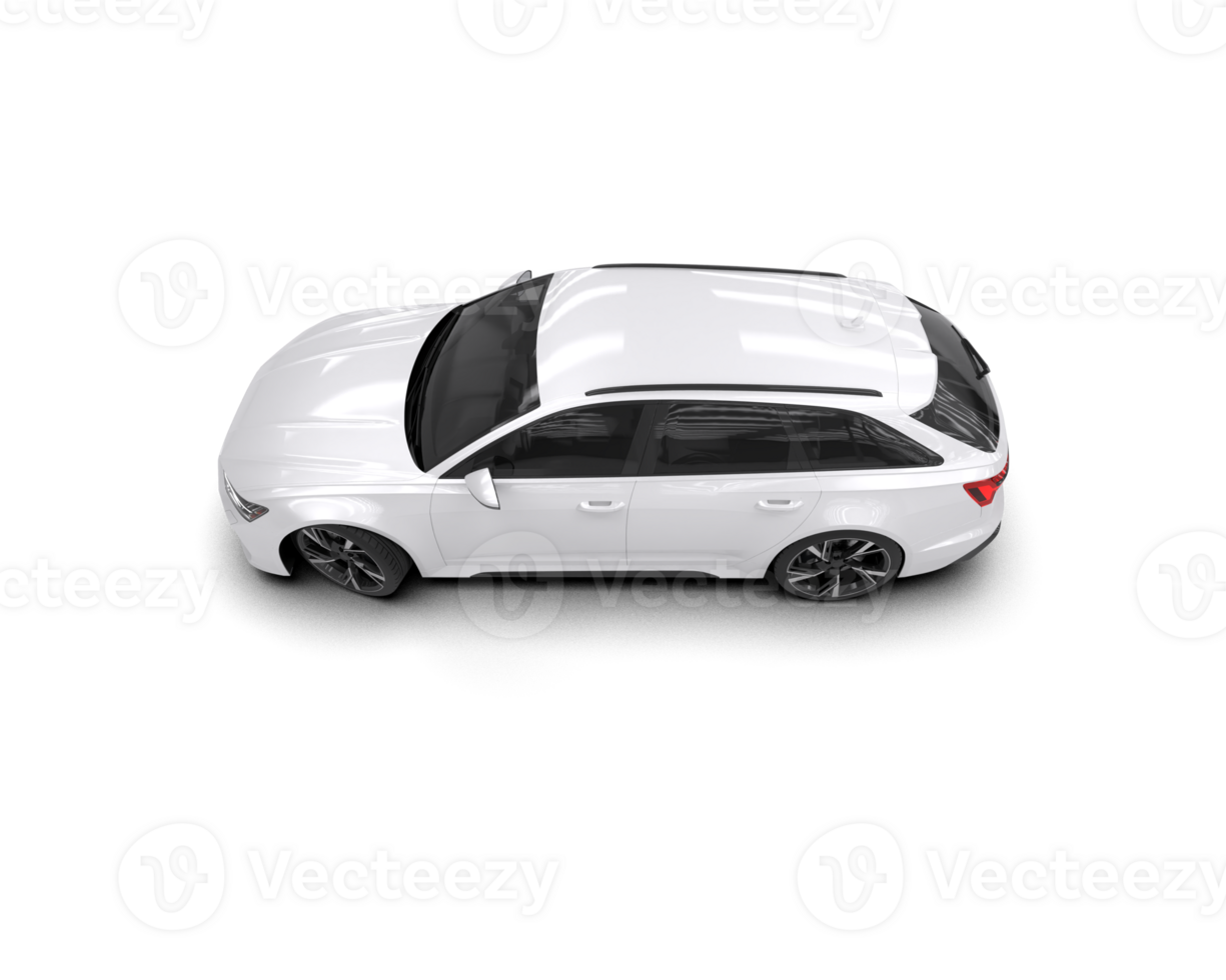 Modern car isolated on background. 3d rendering - illustration png