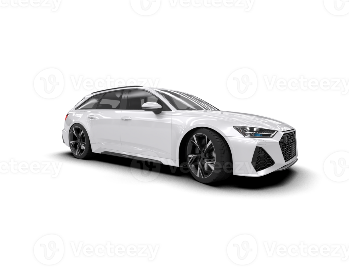 Modern car isolated on background. 3d rendering - illustration png