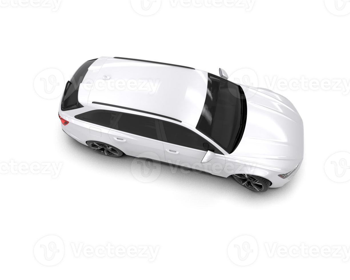 Modern car isolated on background. 3d rendering - illustration png