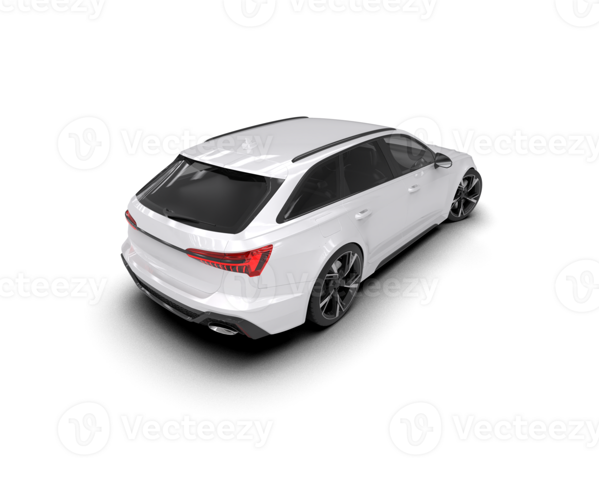 Modern car isolated on background. 3d rendering - illustration png