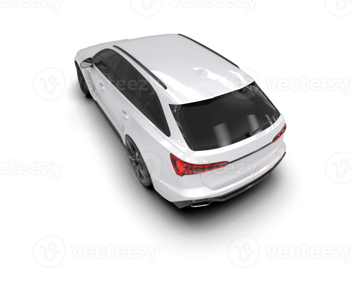 Modern car isolated on background. 3d rendering - illustration png