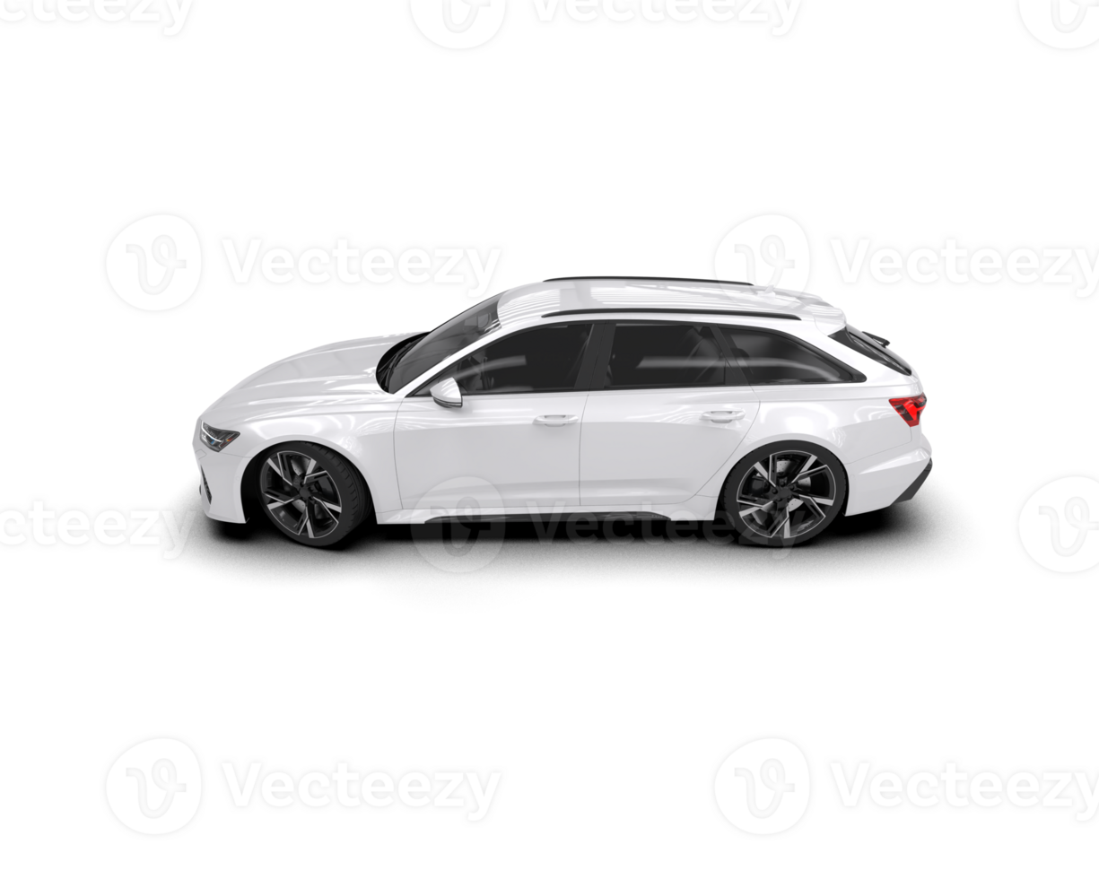 Modern car isolated on background. 3d rendering - illustration png