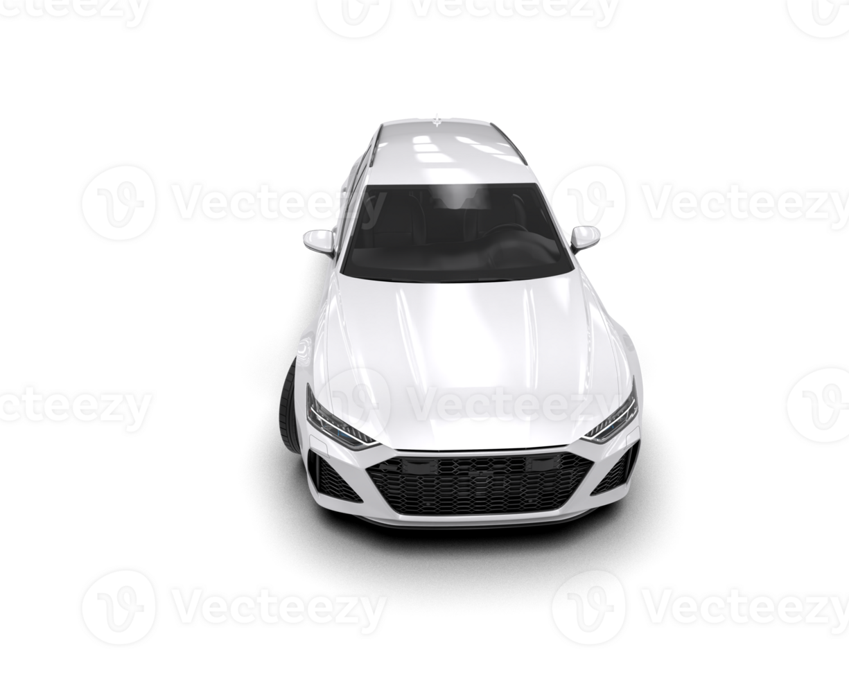 Modern car isolated on background. 3d rendering - illustration png