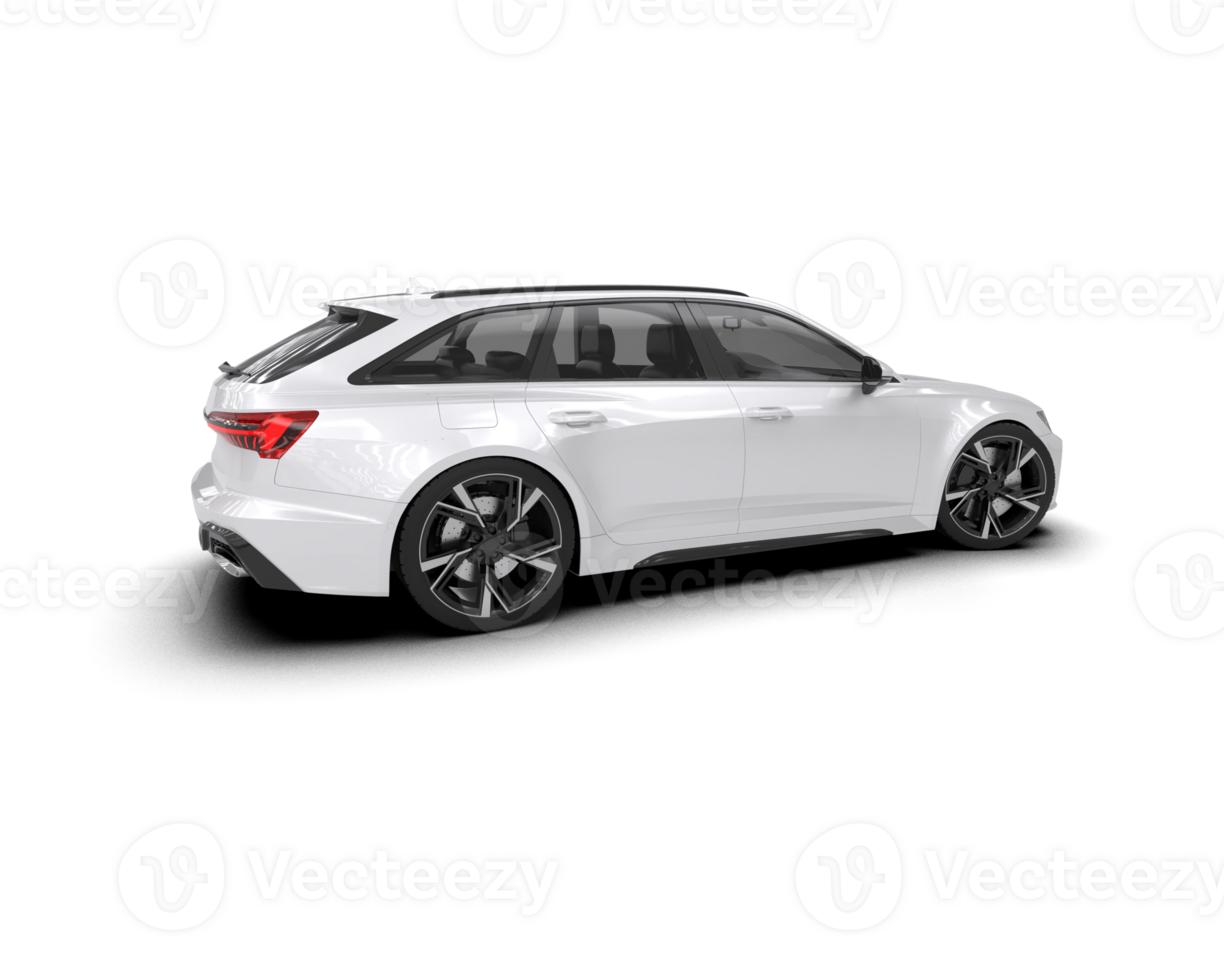 Modern car isolated on background. 3d rendering - illustration png