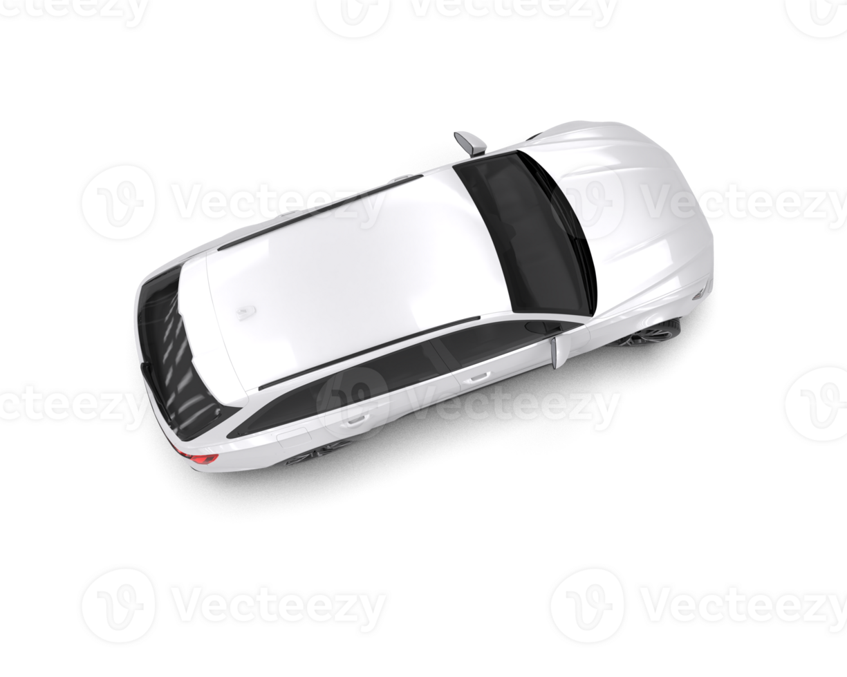 Modern car isolated on background. 3d rendering - illustration png