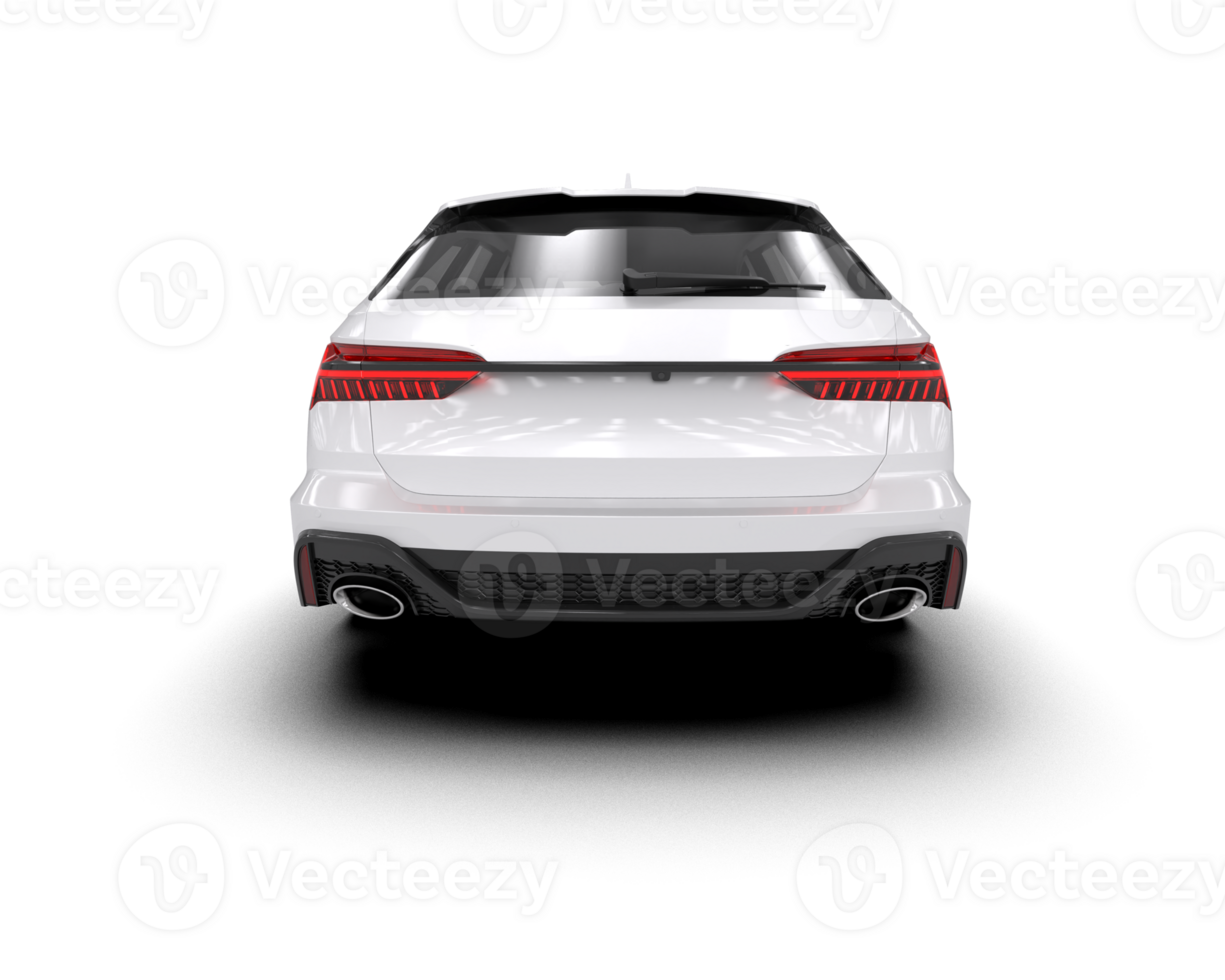 Modern car isolated on background. 3d rendering - illustration png