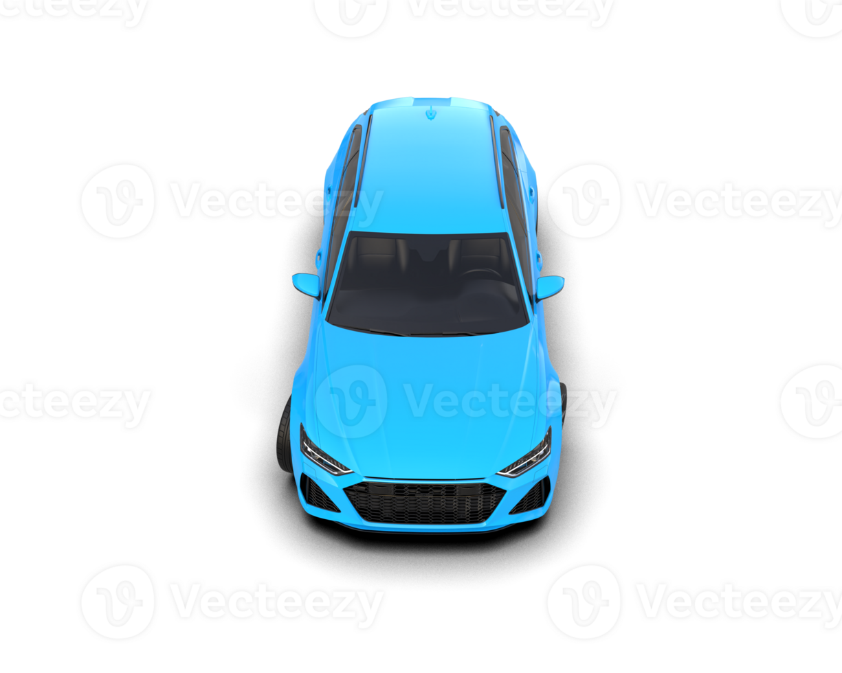 Modern car isolated on background. 3d rendering - illustration png