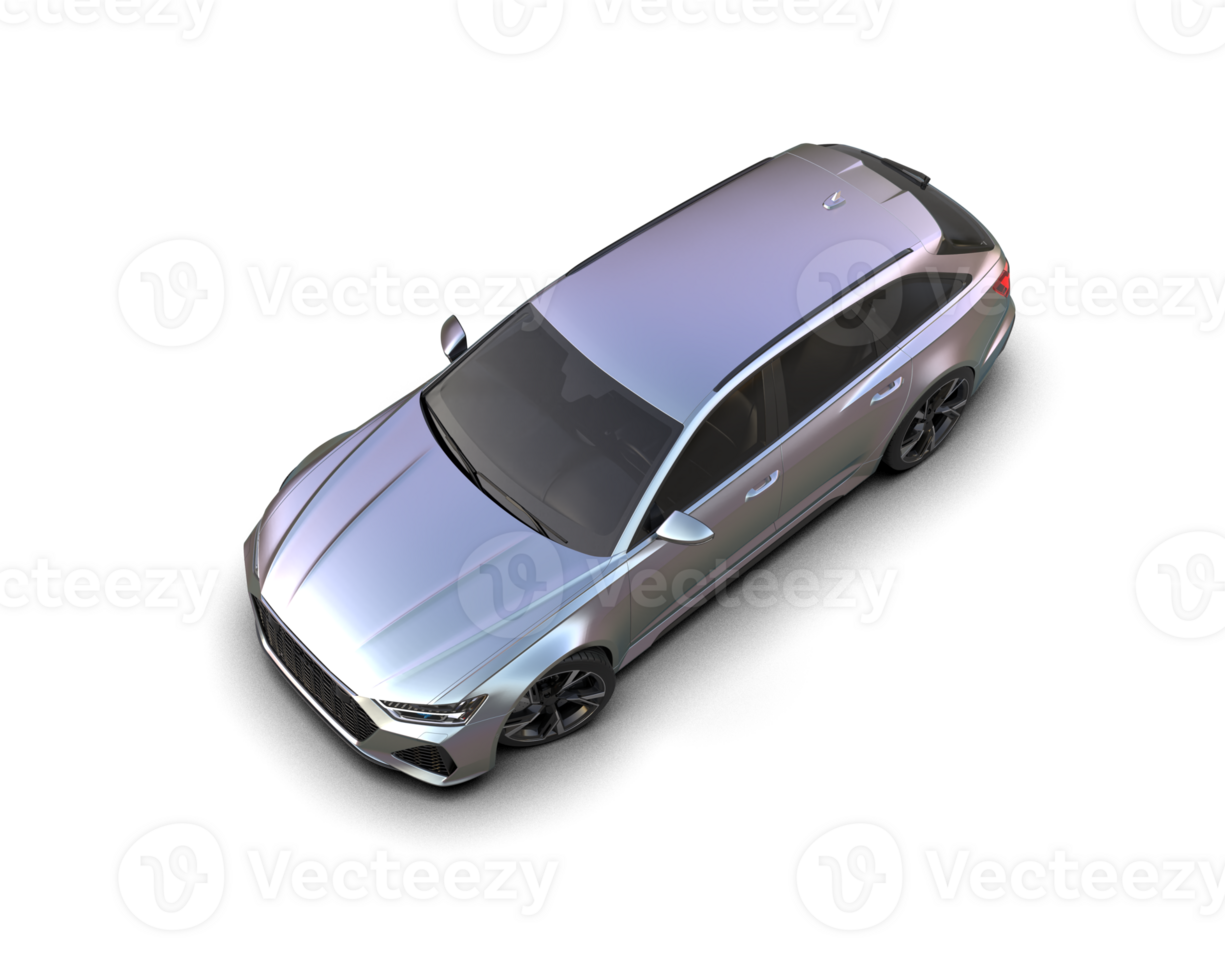 Modern car isolated on background. 3d rendering - illustration png