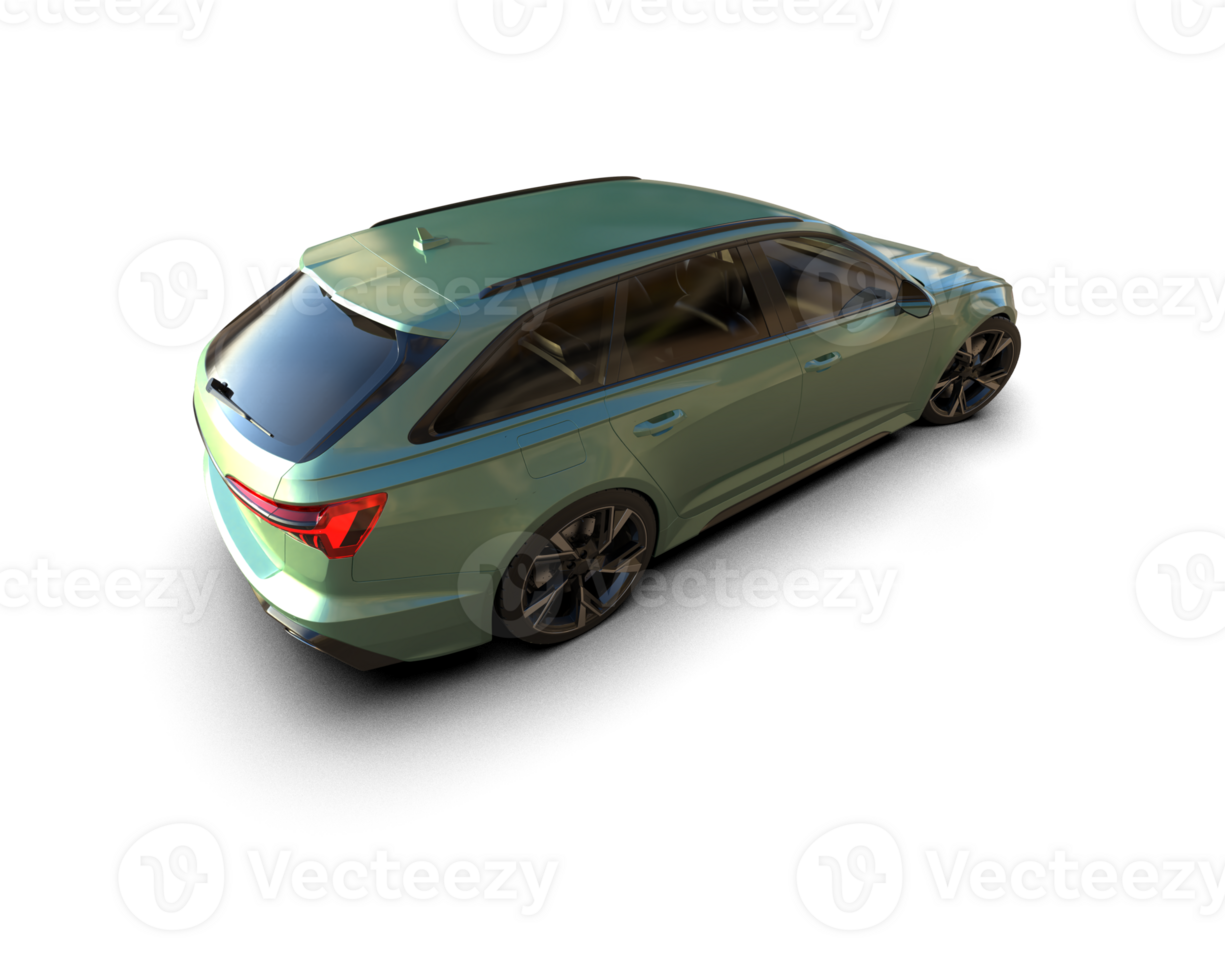 Modern car isolated on background. 3d rendering - illustration png