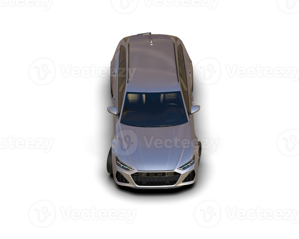 Modern car isolated on background. 3d rendering - illustration png