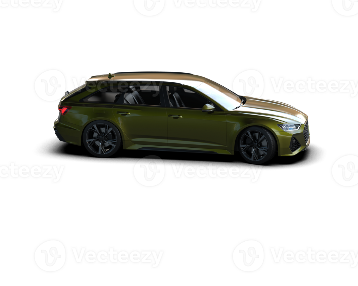 Modern car isolated on background. 3d rendering - illustration png