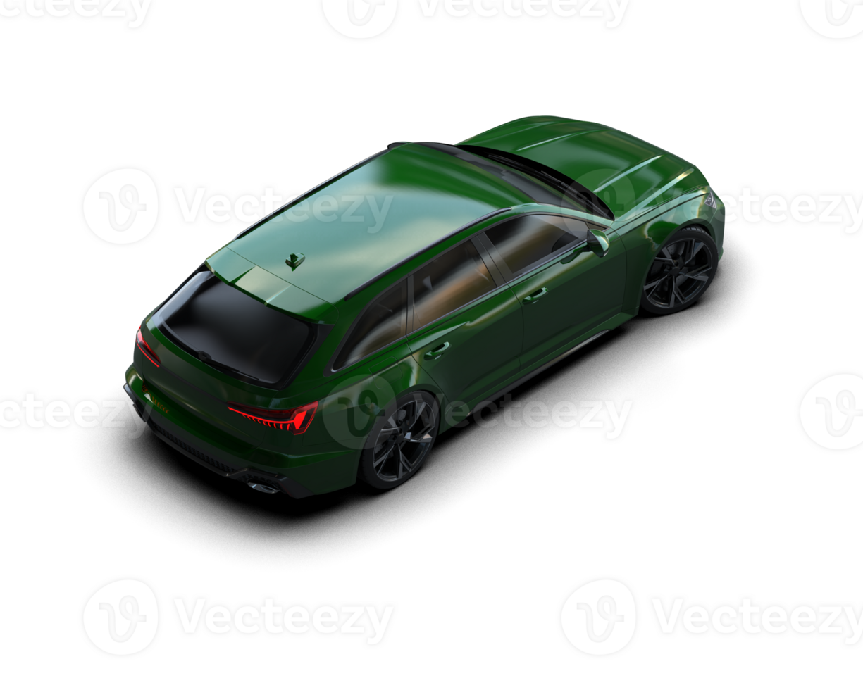 Modern car isolated on background. 3d rendering - illustration png