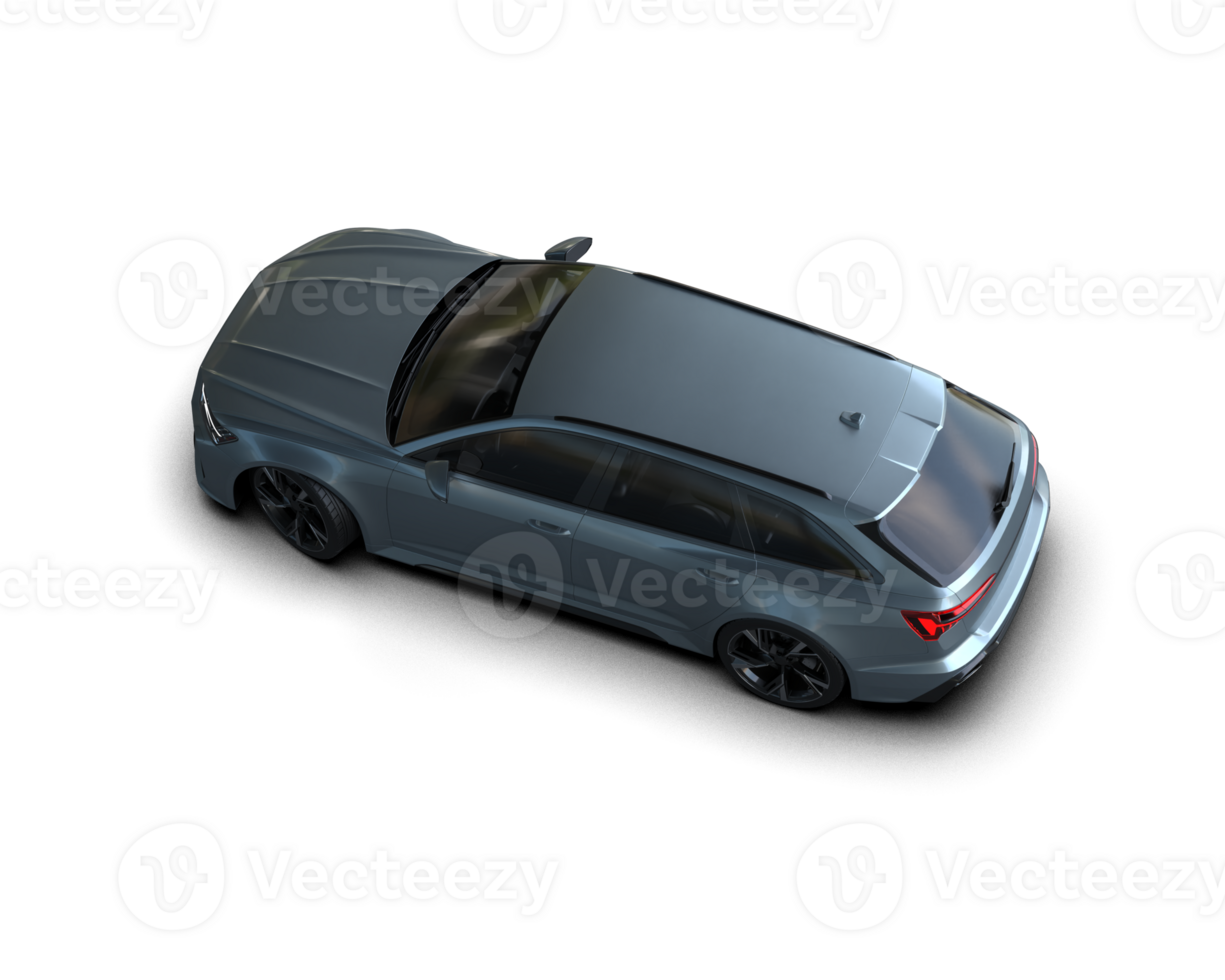 Modern car isolated on background. 3d rendering - illustration png