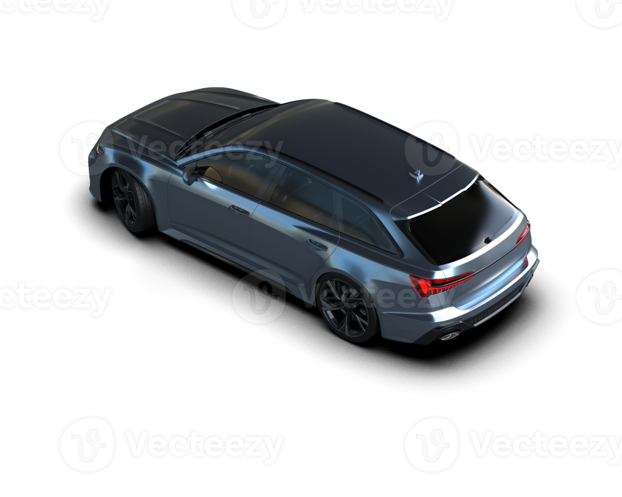 Modern car isolated on background. 3d rendering - illustration png