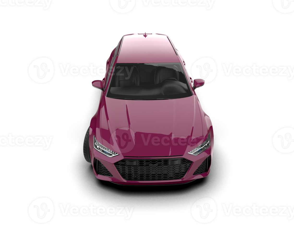 Modern car isolated on background. 3d rendering - illustration png