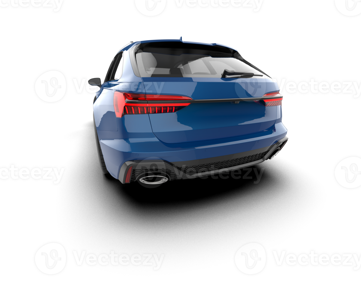 Modern car isolated on background. 3d rendering - illustration png