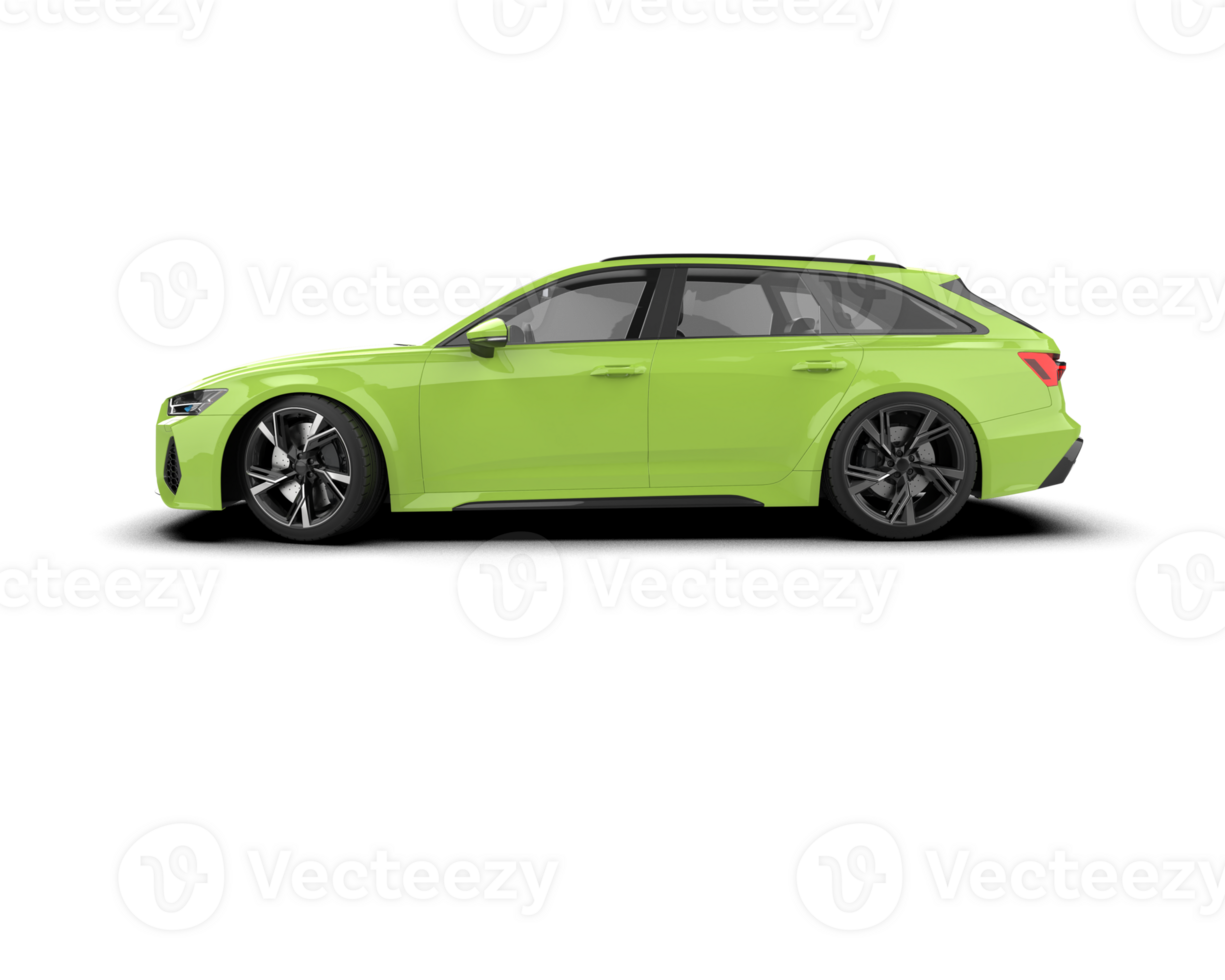 Modern car isolated on background. 3d rendering - illustration png