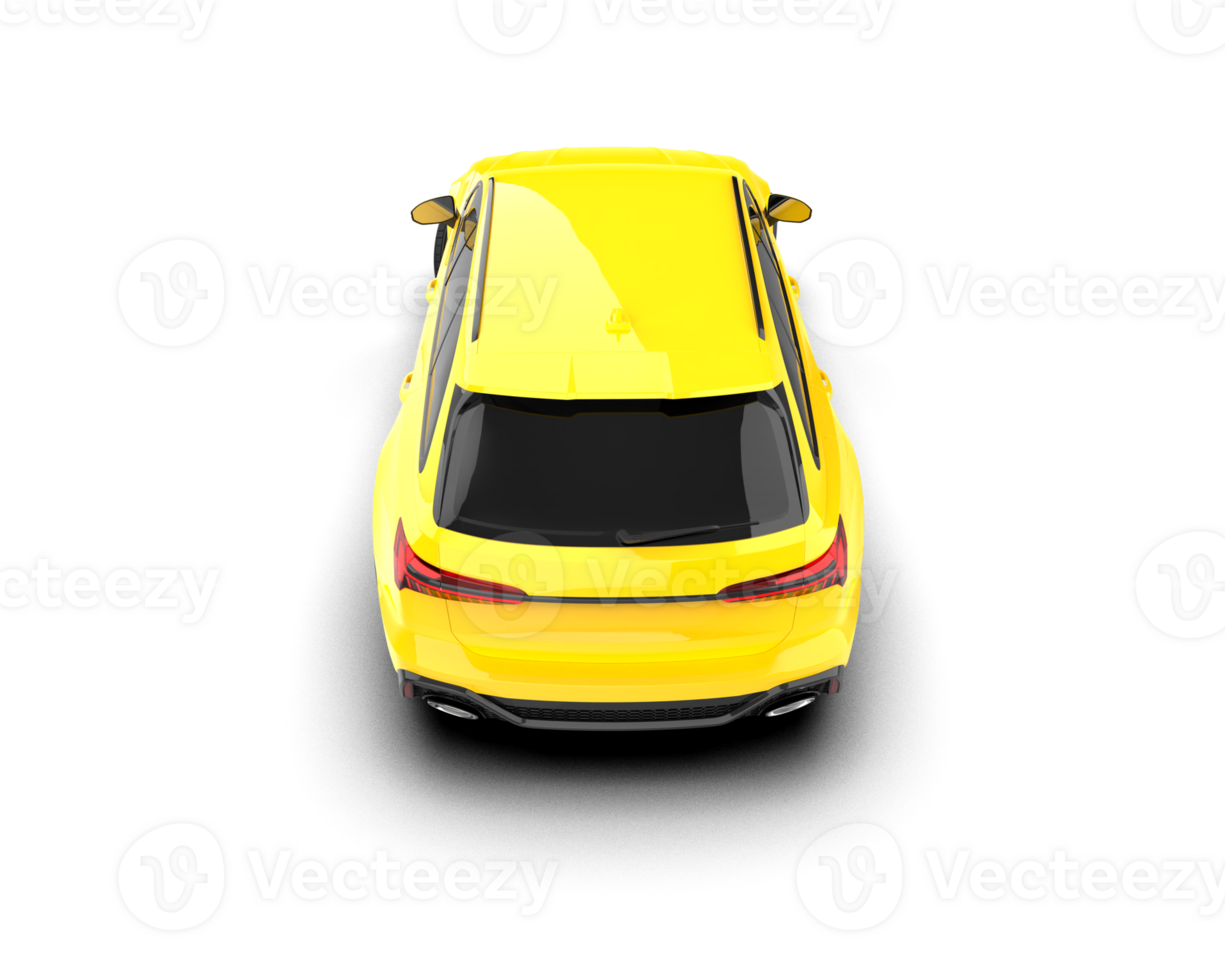 Modern car isolated on background. 3d rendering - illustration png