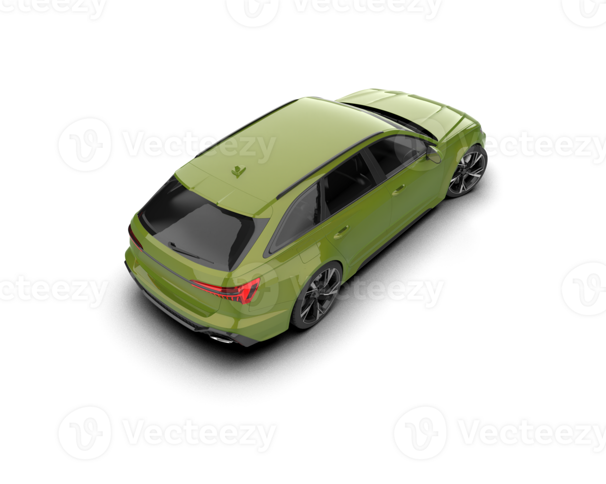 Modern car isolated on background. 3d rendering - illustration png