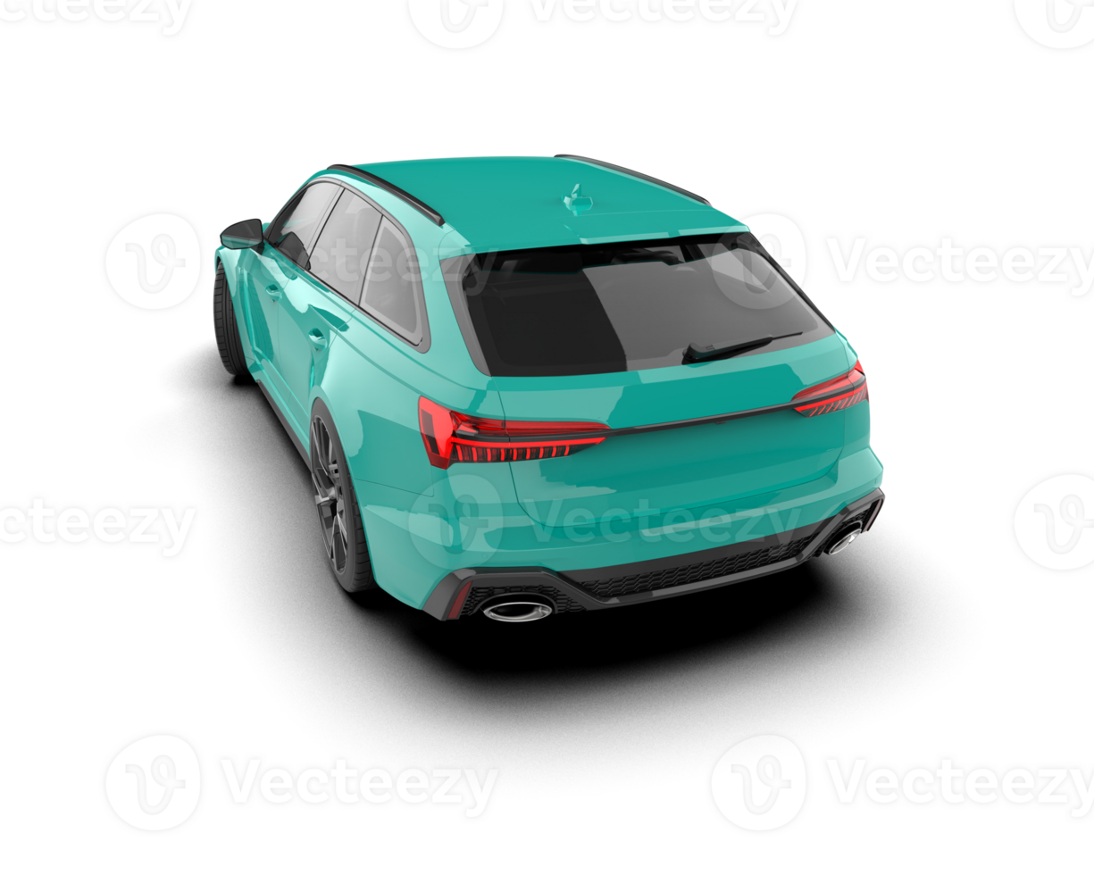 Modern car isolated on background. 3d rendering - illustration png