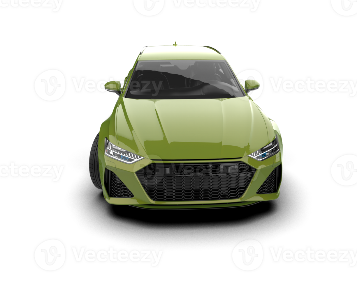 Modern car isolated on background. 3d rendering - illustration png
