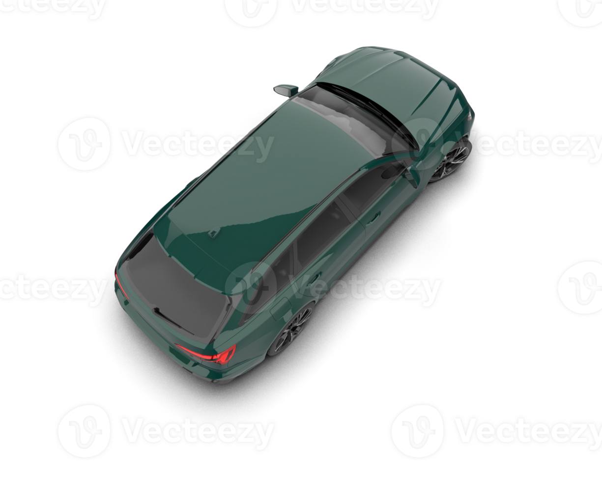 Modern car isolated on background. 3d rendering - illustration png