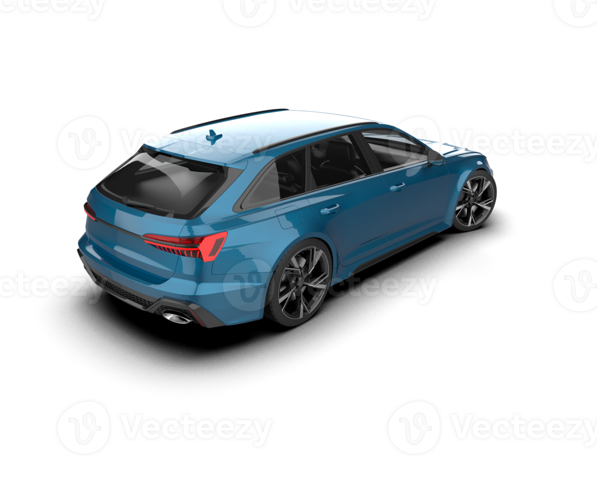 Modern car isolated on background. 3d rendering - illustration png