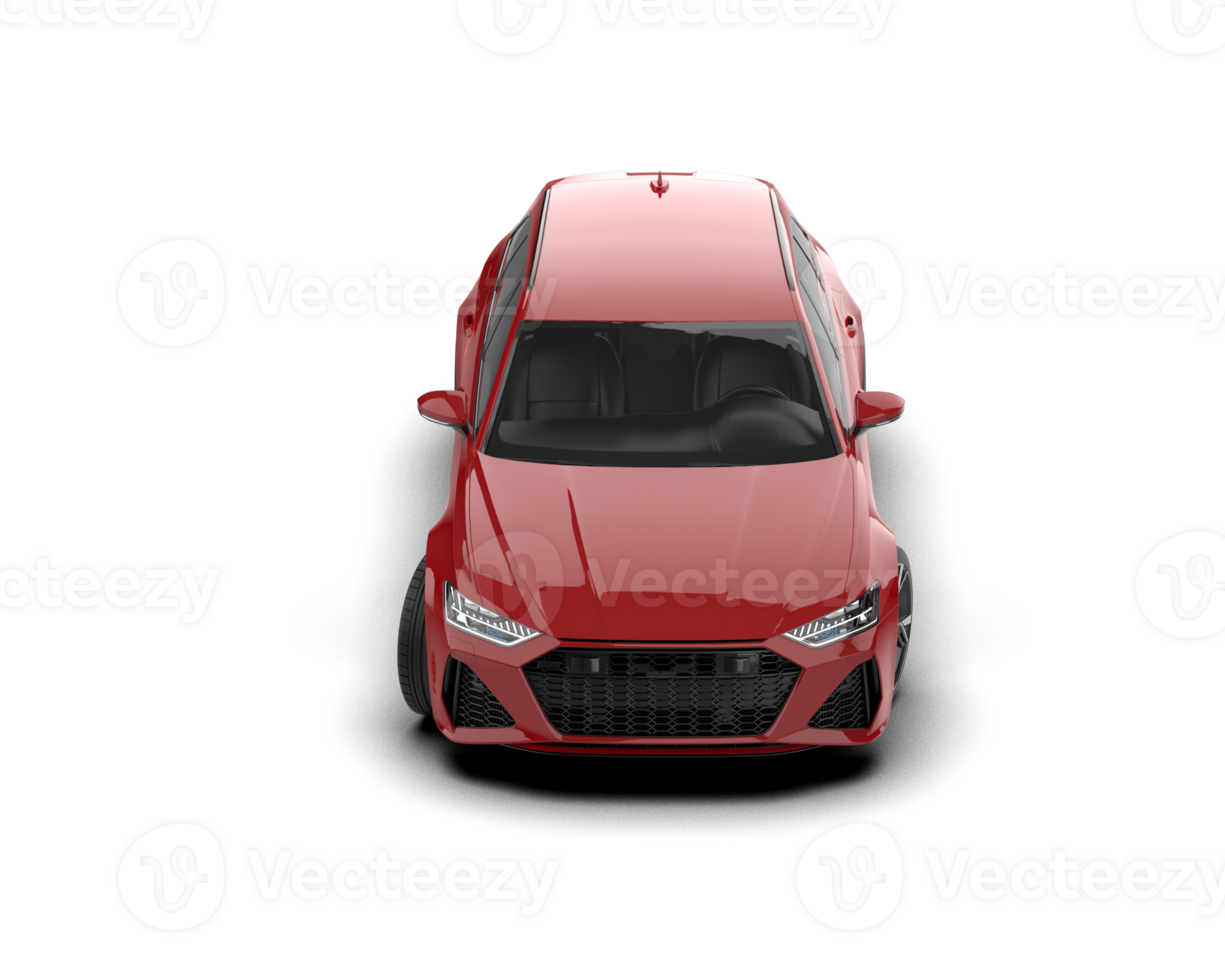 Modern car isolated on background. 3d rendering - illustration png