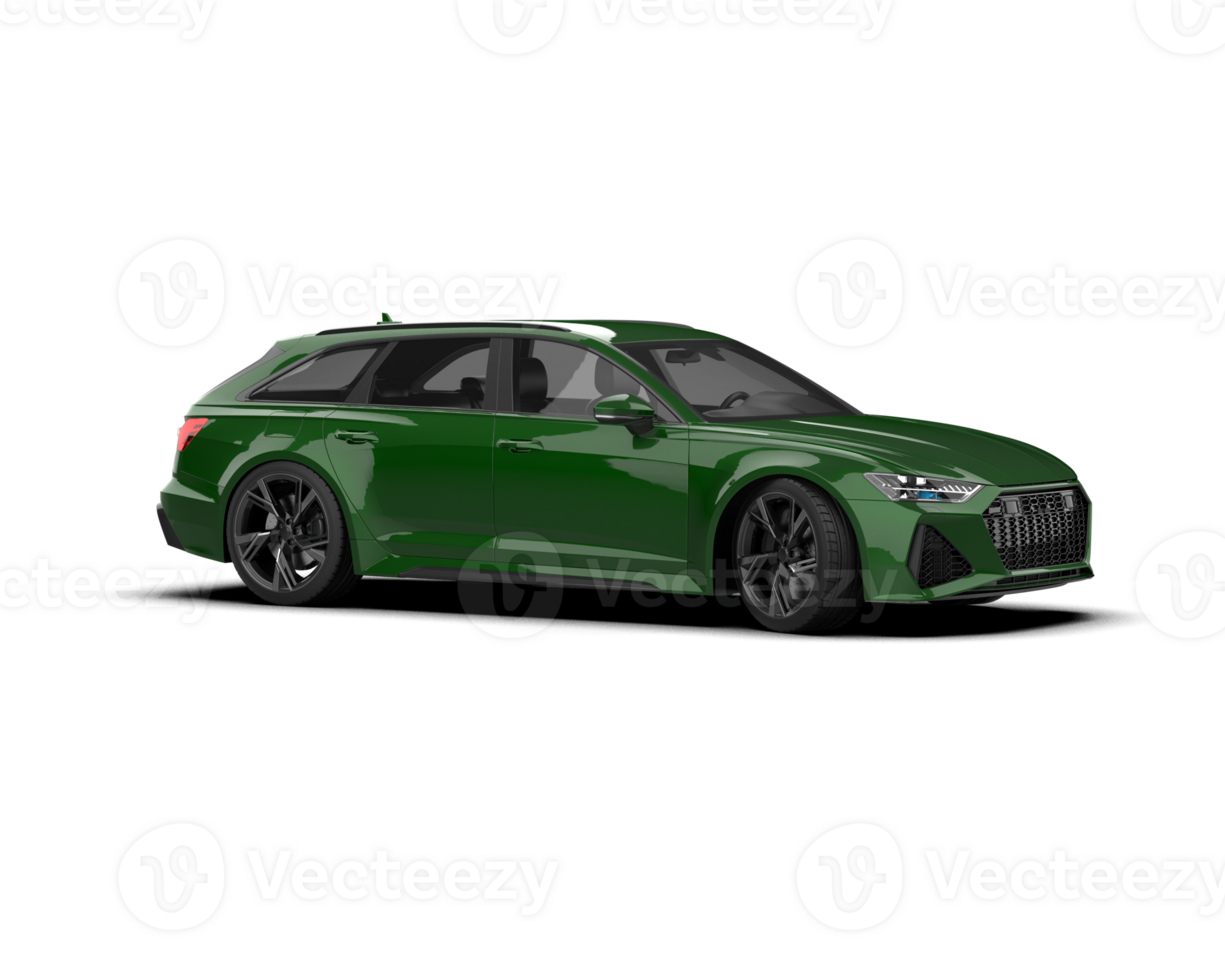 Modern car isolated on background. 3d rendering - illustration png