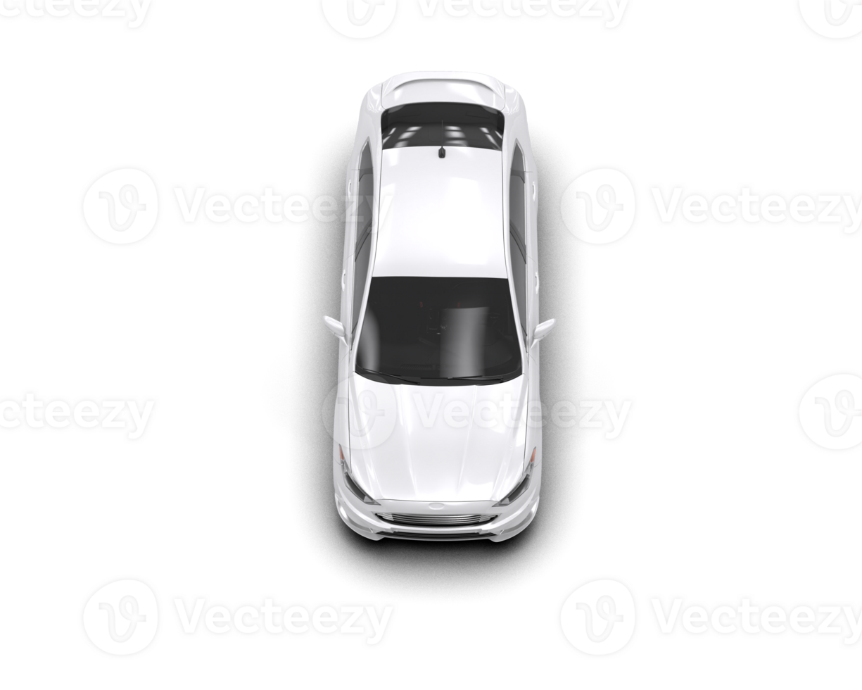 Modern car isolated on background. 3d rendering - illustration png