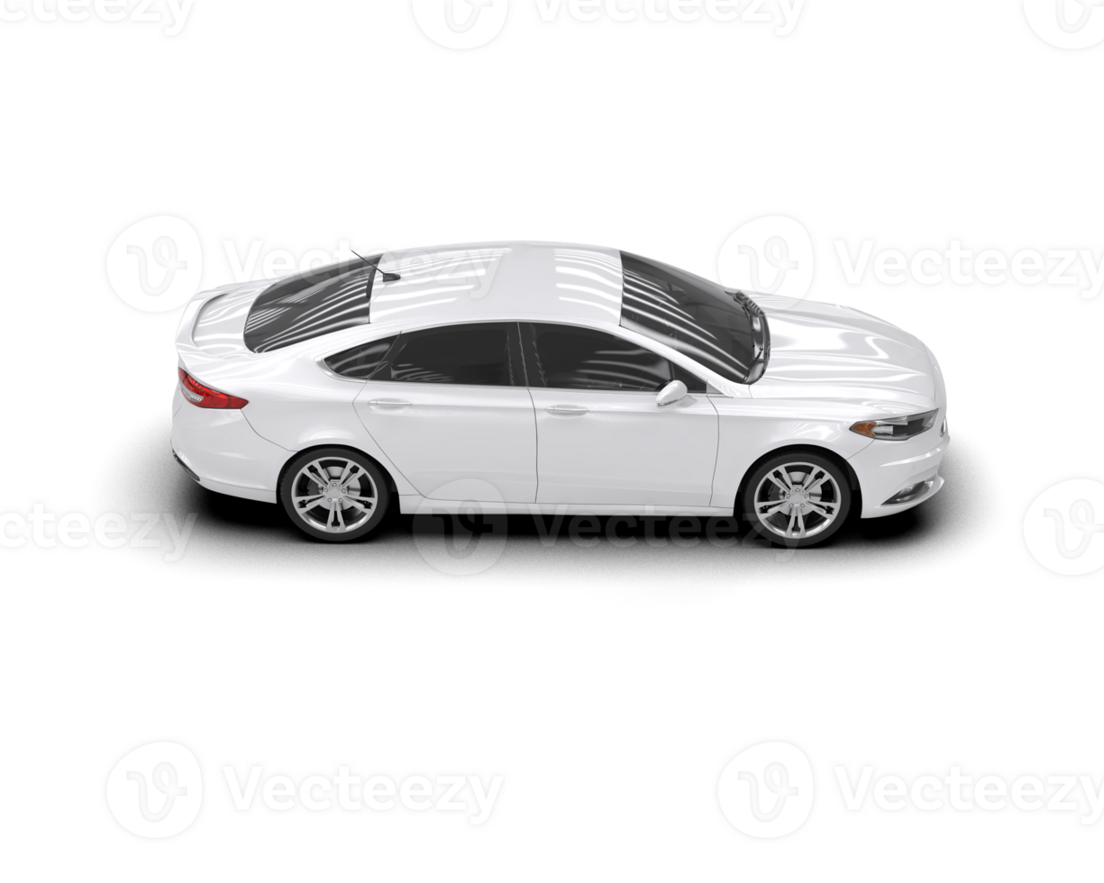 Modern car isolated on background. 3d rendering - illustration png