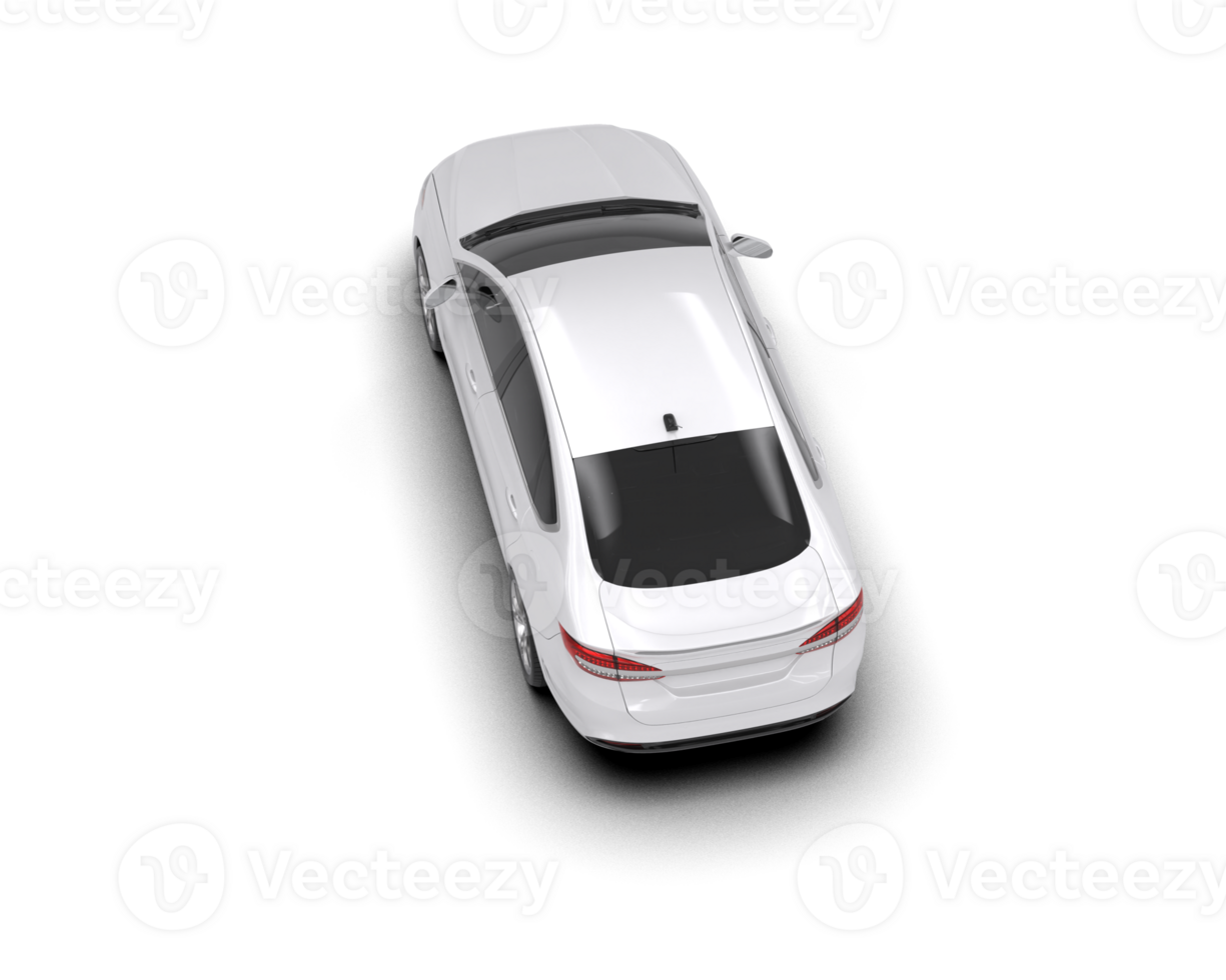 Modern car isolated on background. 3d rendering - illustration png