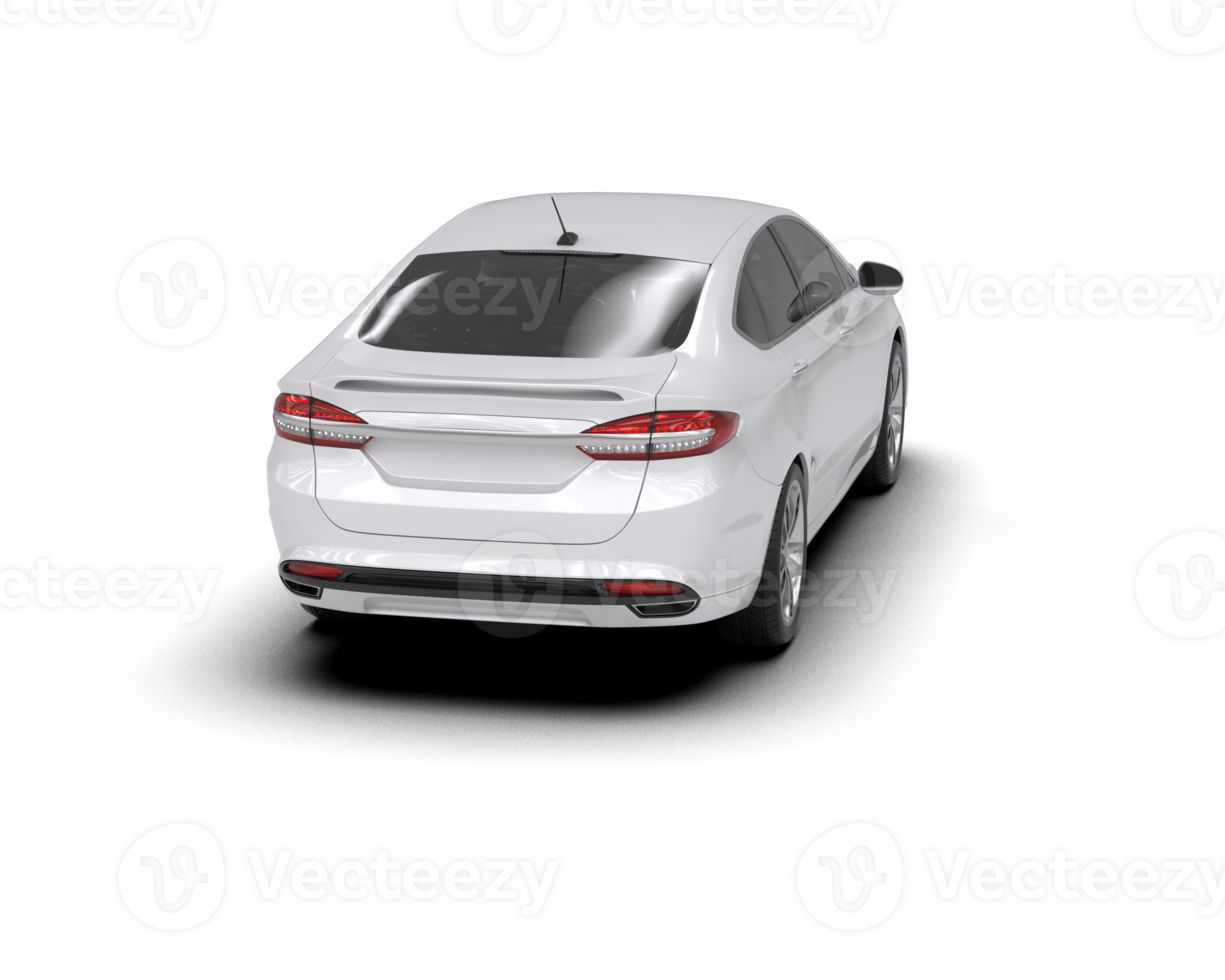 Modern car isolated on background. 3d rendering - illustration png