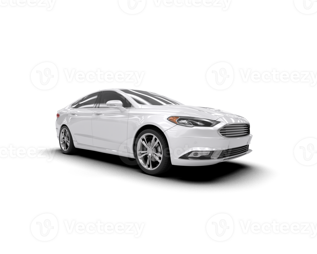 Modern car isolated on background. 3d rendering - illustration png
