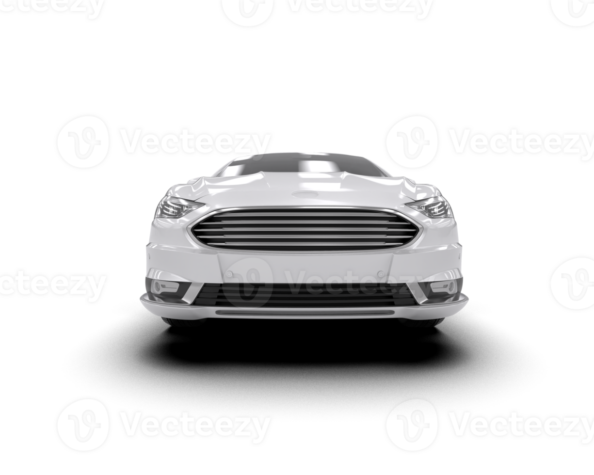 Modern car isolated on background. 3d rendering - illustration png