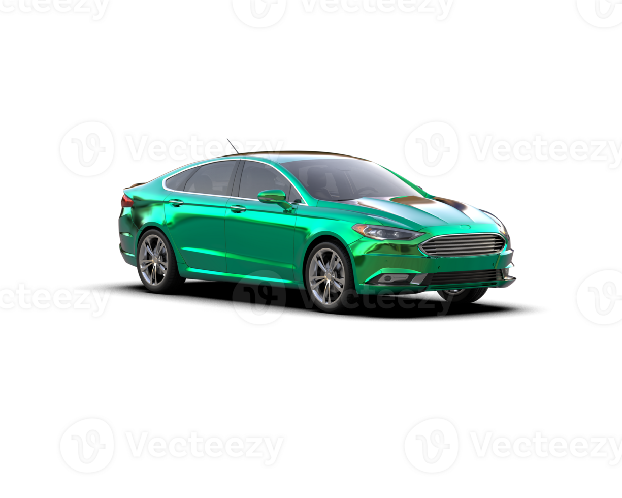 Modern car isolated on background. 3d rendering - illustration png