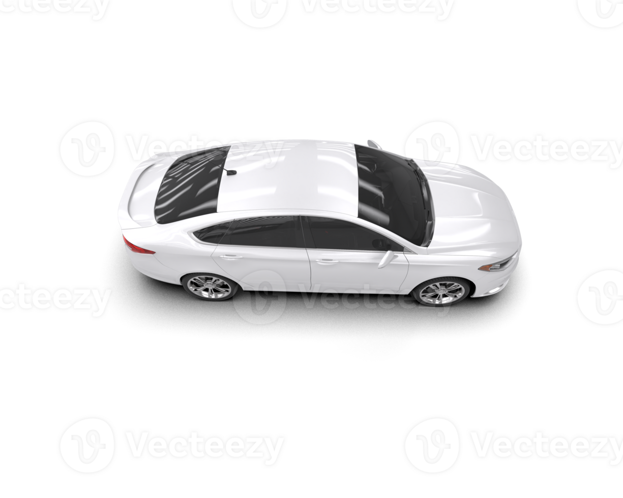 Modern car isolated on background. 3d rendering - illustration png